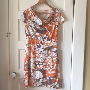 - Marc New York Cap sleeve Orange Dress EUC …